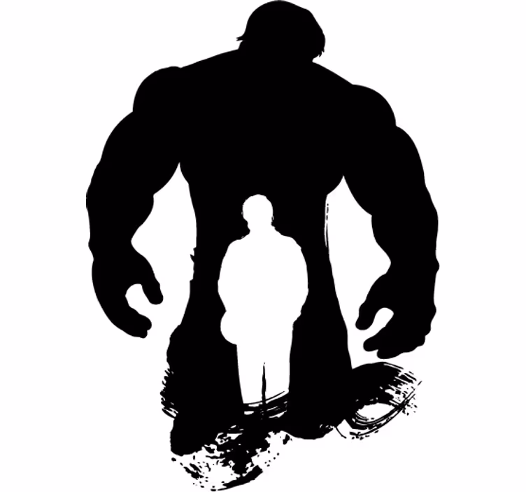 Superheroj senčilo dekorativni vinilni silhueta - TenStickers