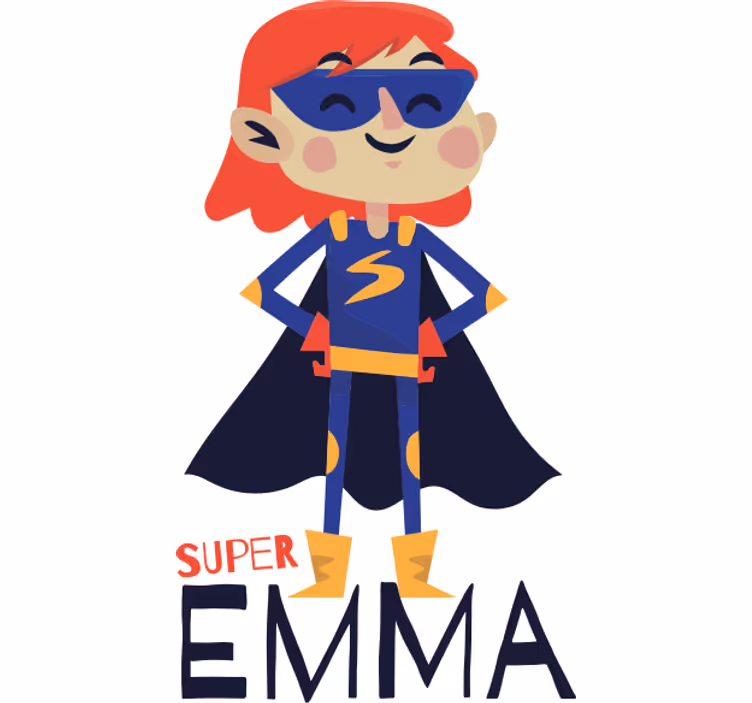 Superheroj senčilo po meri za superheroine - TenStickers