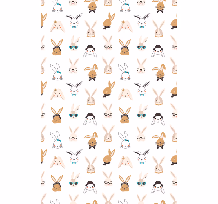 Zajčji vzorec nordijska Roletne - TenStickers