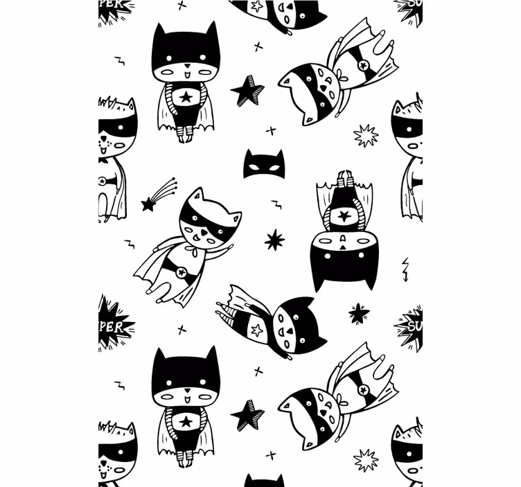 Risanka superheroja otroška rolo senčila - TenStickers