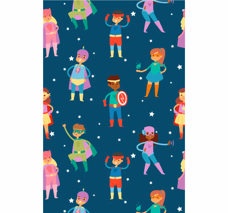 Vzorec superjunaka superheroj senčilo - TenStickers