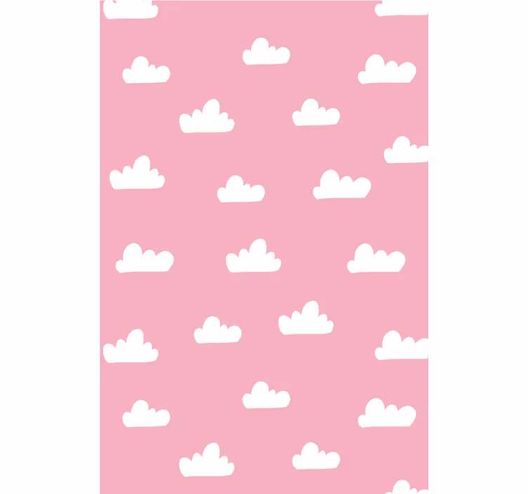 Roza vzorec oblak okno žaluzije - TenStickers