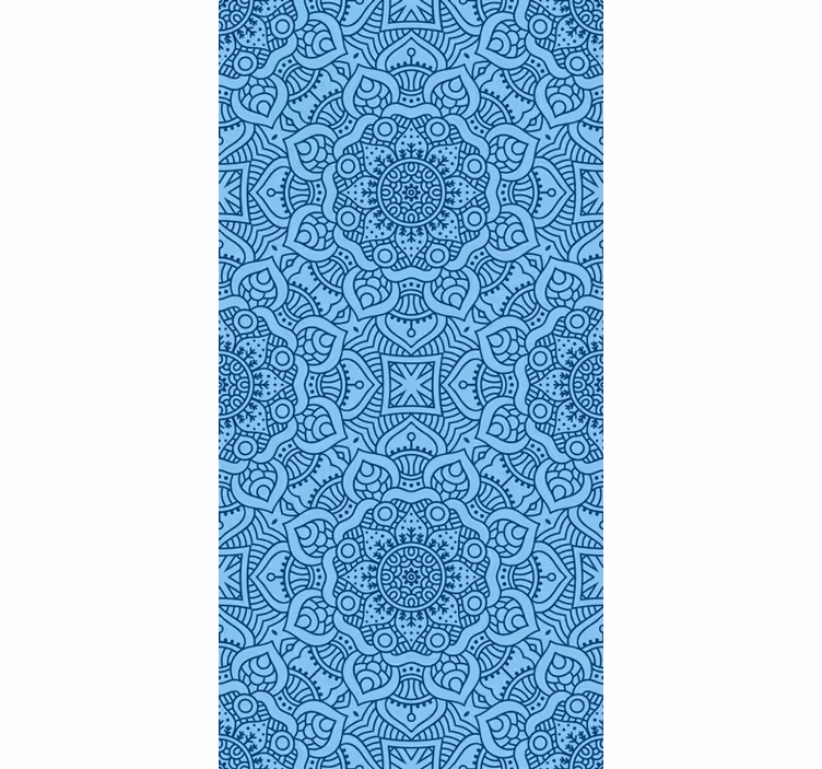 Modra mandala zen tema Roletne - TenStickers