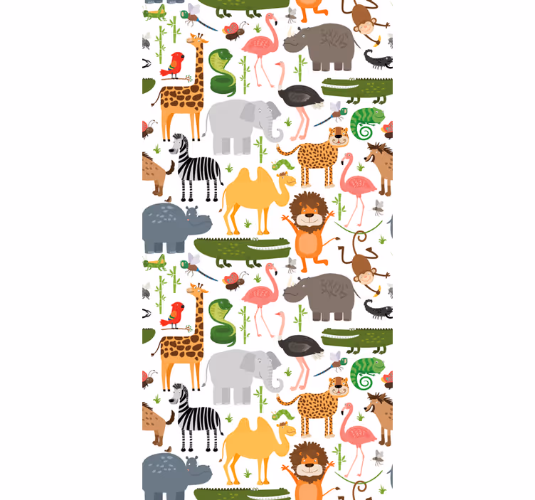 živali senčilo safari živalski prijatelji - TenStickers