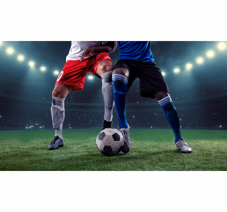 žogo na stadionu nogometnega Roletaga - TenStickers