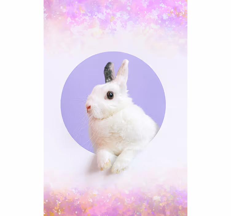 Zajčji portret živali senčilo - TenStickers