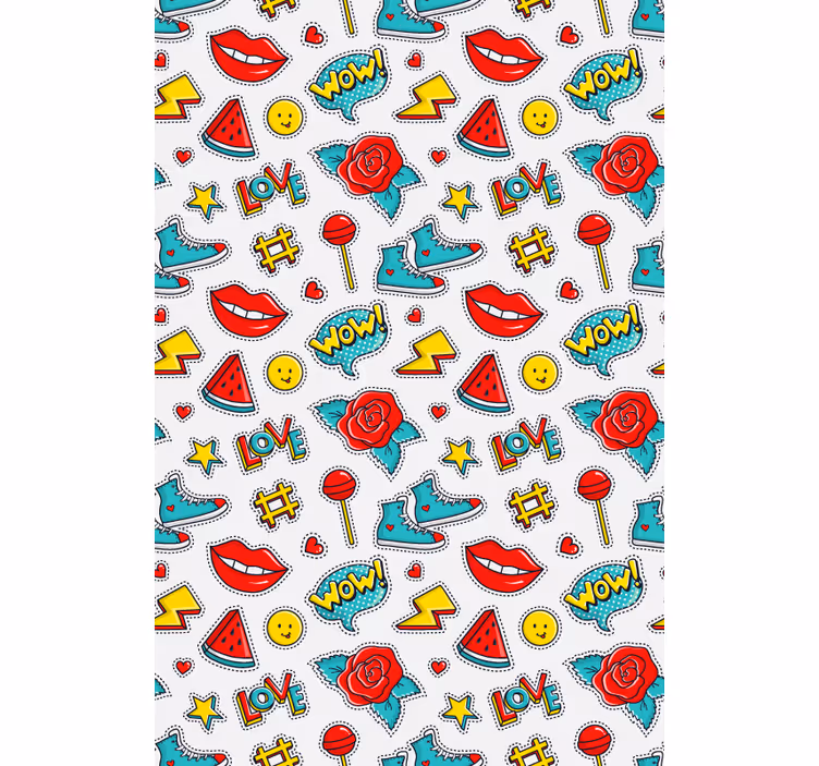 Vzorci pop kulture zabavno senčilo - TenStickers