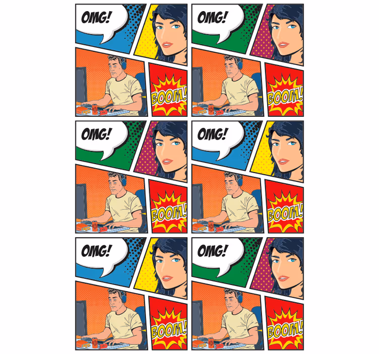 Gamer zabavne geek rolete - TenStickers