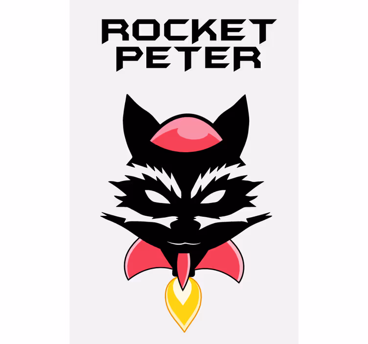 Hero rakun geek rolo zavese - TenStickers