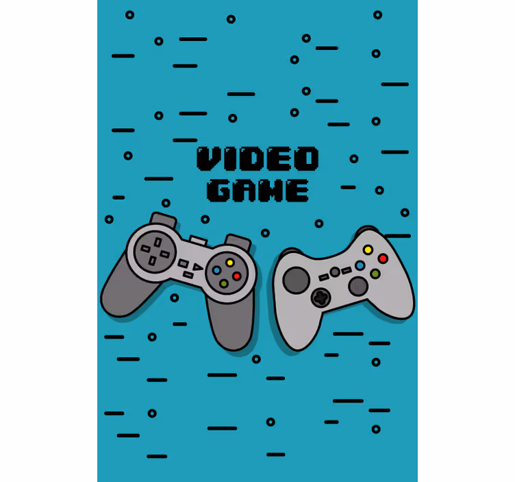 Dva retro krmilnika geek roleta - TenStickers
