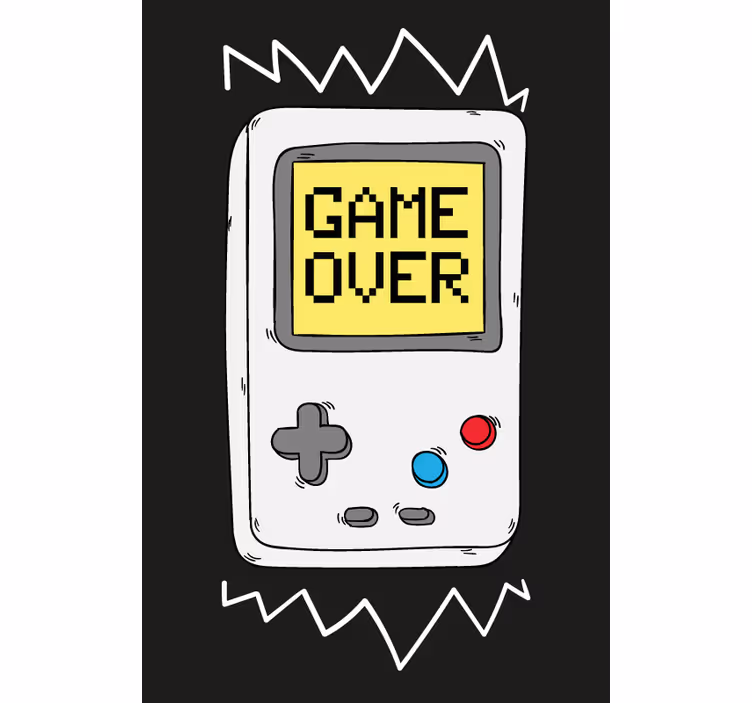 Retro konzola geek rolo - TenStickers