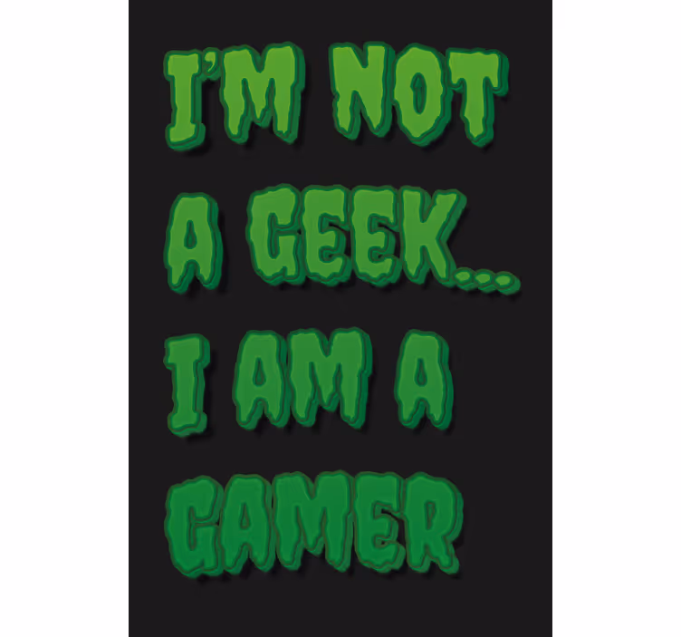 Jaz sem gamerski monster style geek rolo - TenStickers