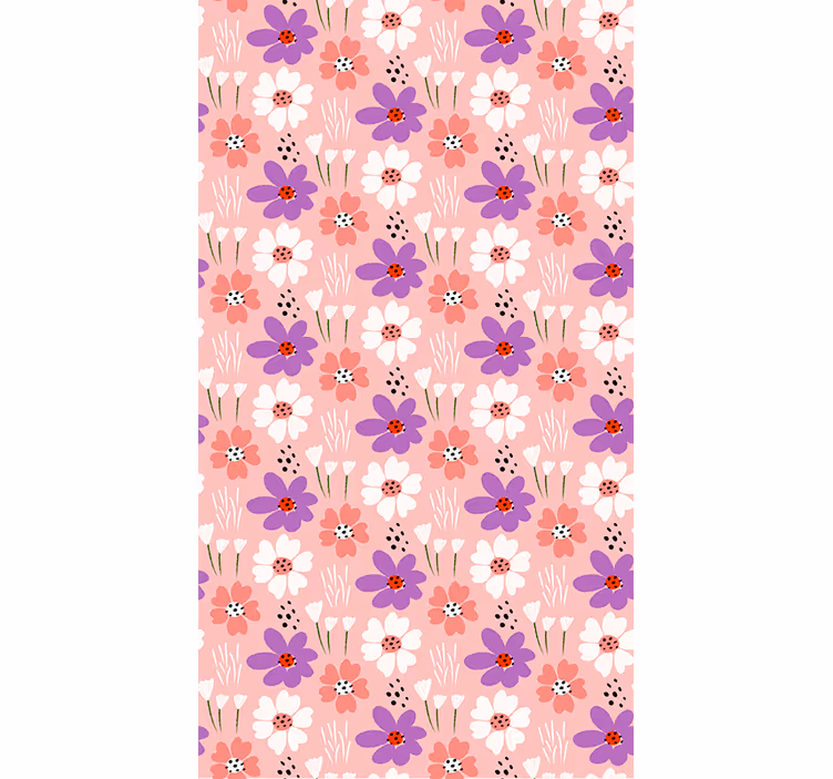 Flower pattern delight cvetlični senčilo - TenStickers