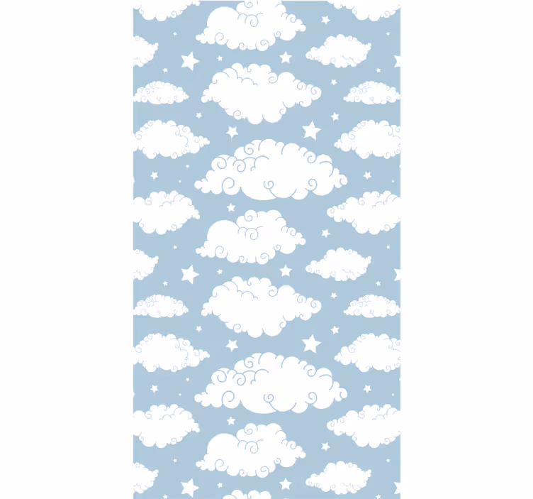 Fluffy white clouds oblaki senčilo za sprostitev - TenStickers