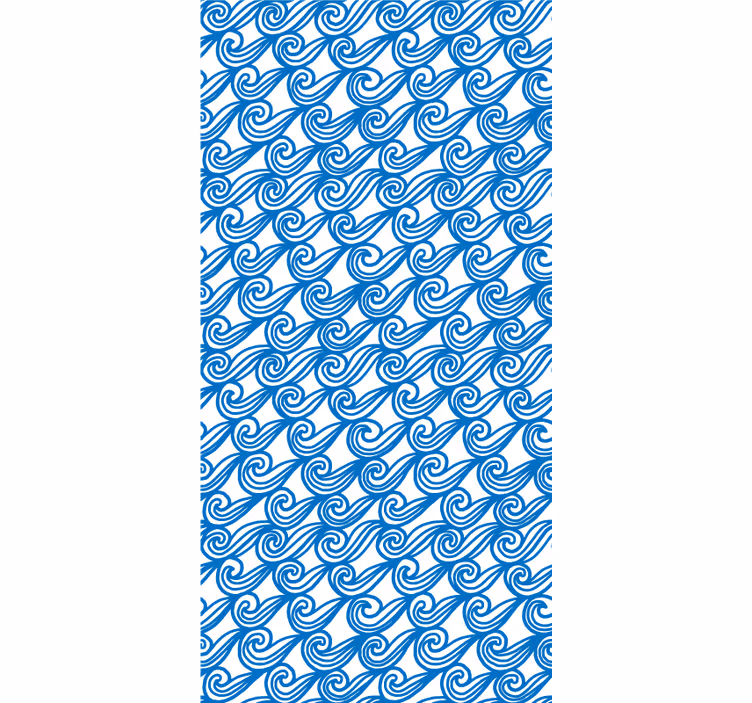 Flowing wave pattern tekstura in vzorec senčilo - TenStickers