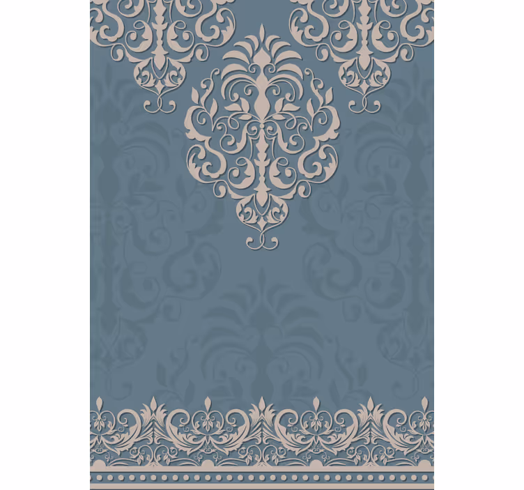 Brezčasen motiv damasta elegantna rolo zavesa - TenStickers
