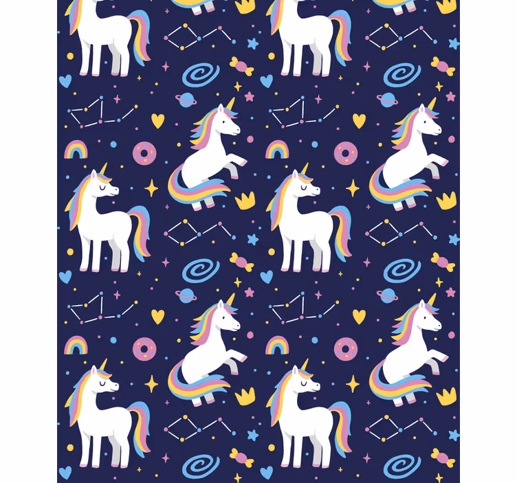 Fantazijska tema samoroga senčilo - TenStickers