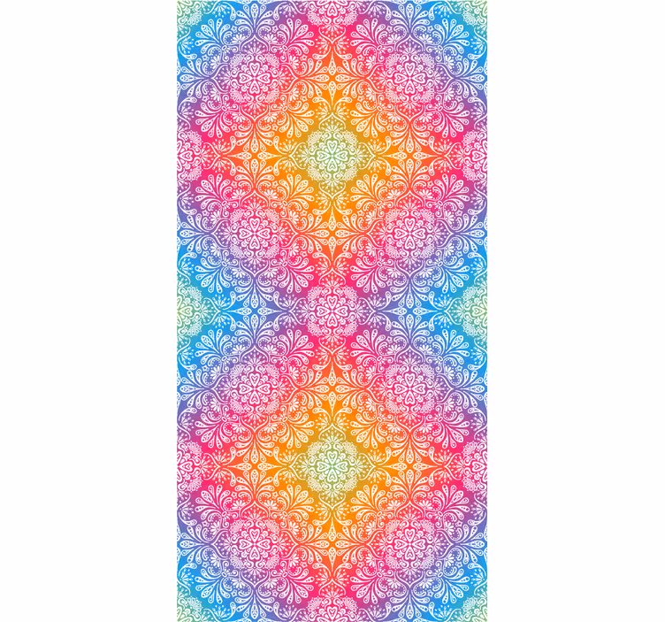 Barvit vzorec mandale zen senčilo - TenStickers