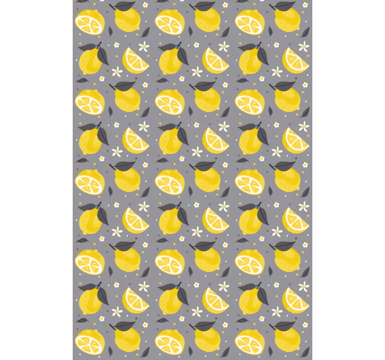 Vzorec limonine rezine sadje in zelenjava senčilo - TenStickers