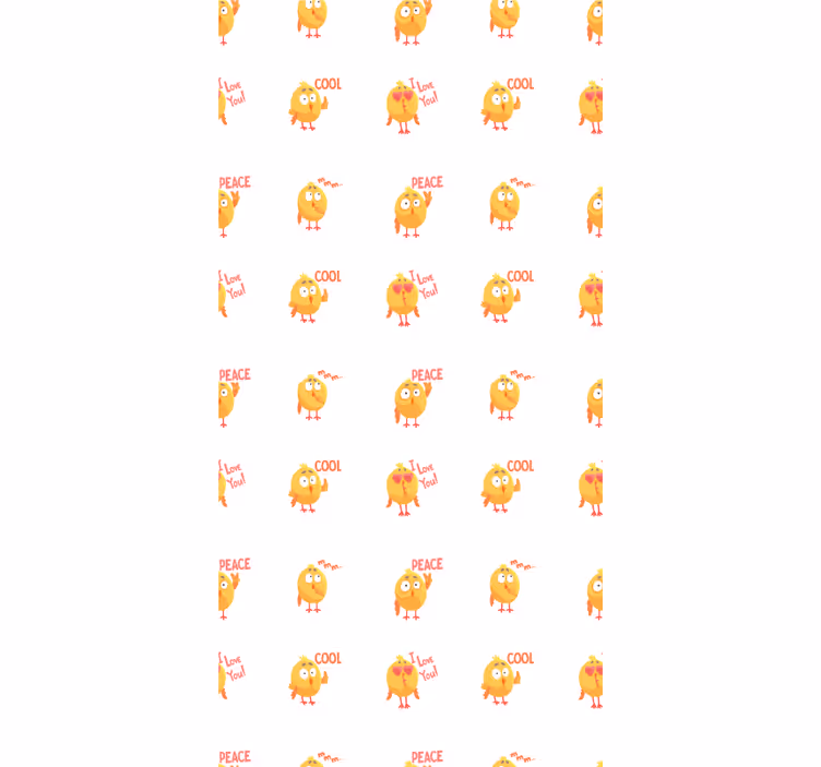 Ljubki ptičji izrazi živali senčilo - TenStickers