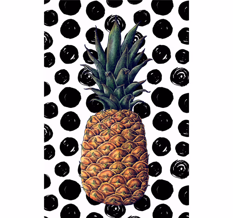 Ananas s pikami sadje in zelenjava senčilo - TenStickers