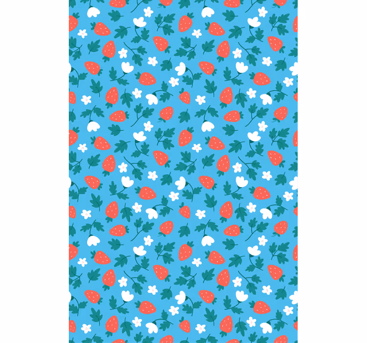 Fresh strawberry pattern senčilo za sadje in zelenjavo - TenStickers