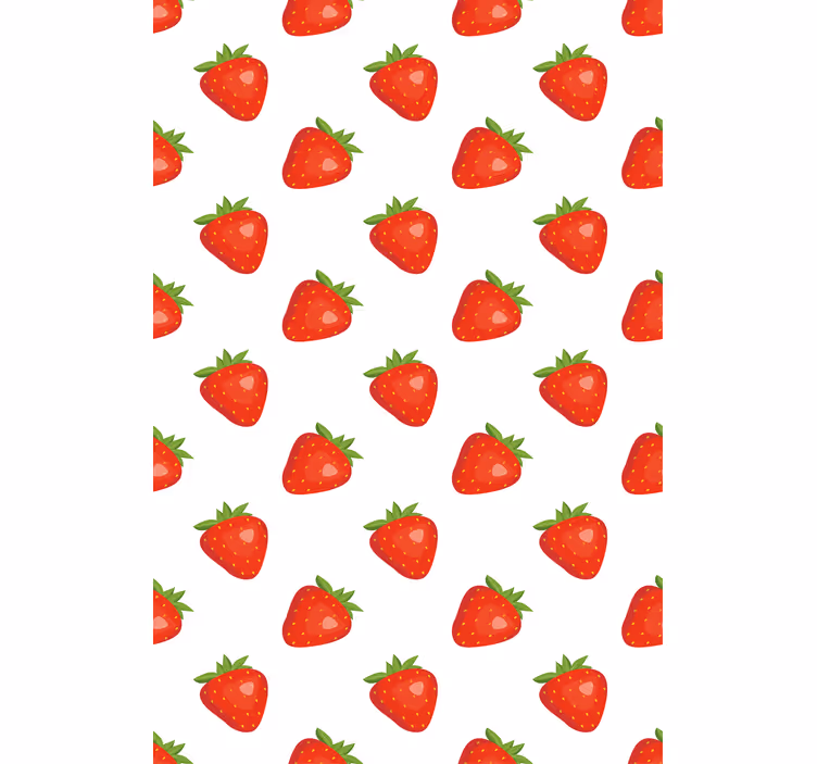 Strawberry motif sadje in zelenjava senčilo - TenStickers