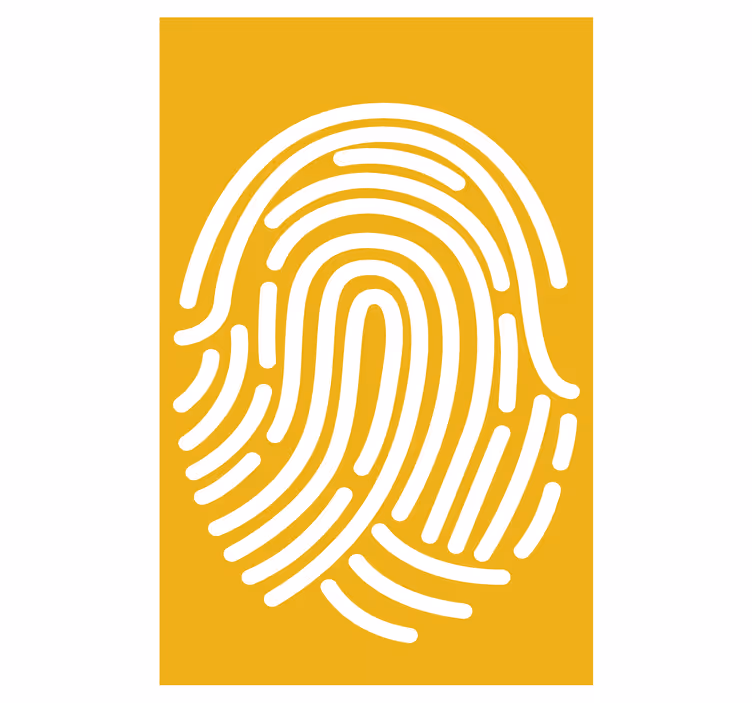 Prstni odtis abstraktna umetnost rolo slikarstvo - TenStickers