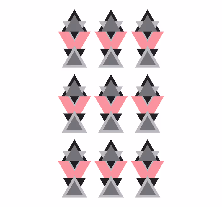 Geometrijske trikotne oblike sodobni senčilo - TenStickers