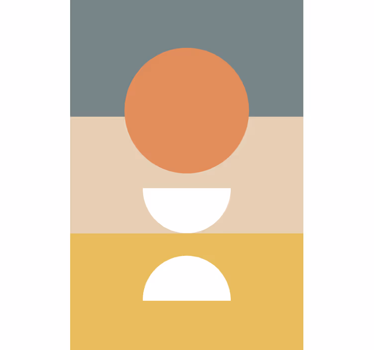 Postavitev geometrijskih oblik sodobni senčilo - TenStickers