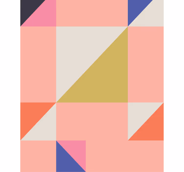 Umetniško geometrijski vzorec slikanje na rolo - TenStickers