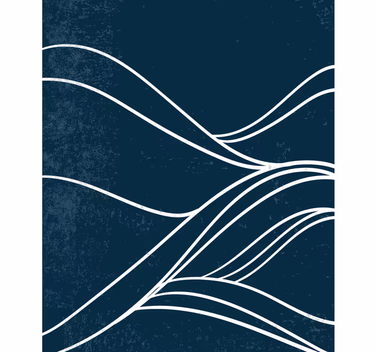 Fluid line patterns črni roloji - TenStickers