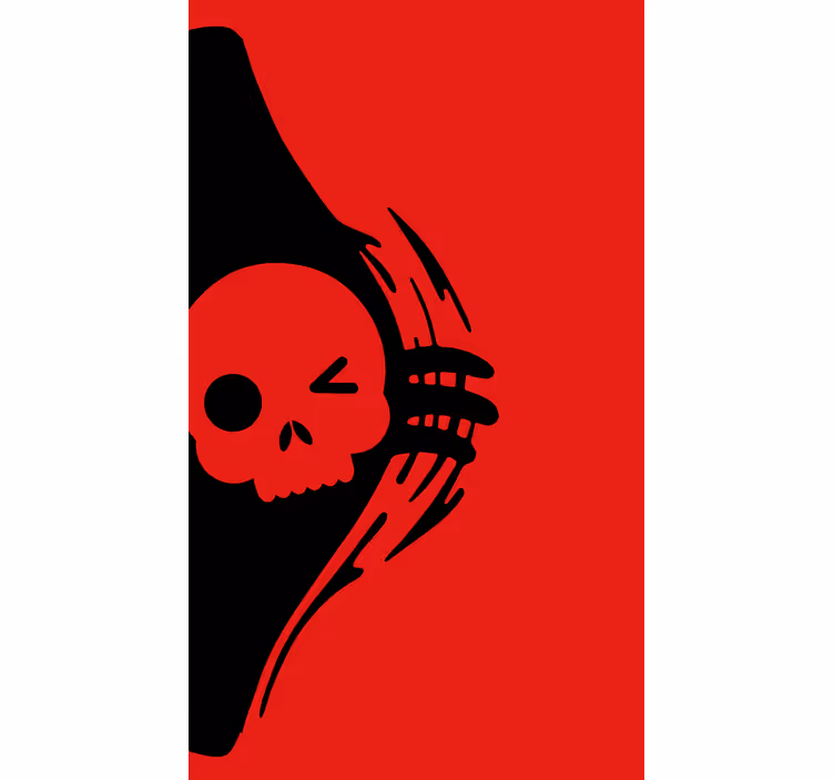 Oblikovanje emblema lobanje geek senčilo - TenStickers