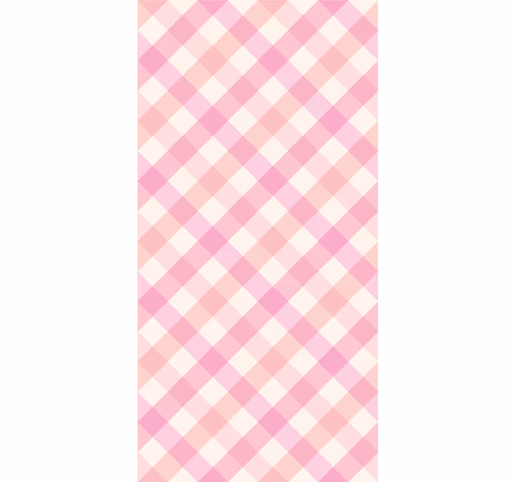 Pink checkered pattern tekstura in vzorec senčilo - TenStickers