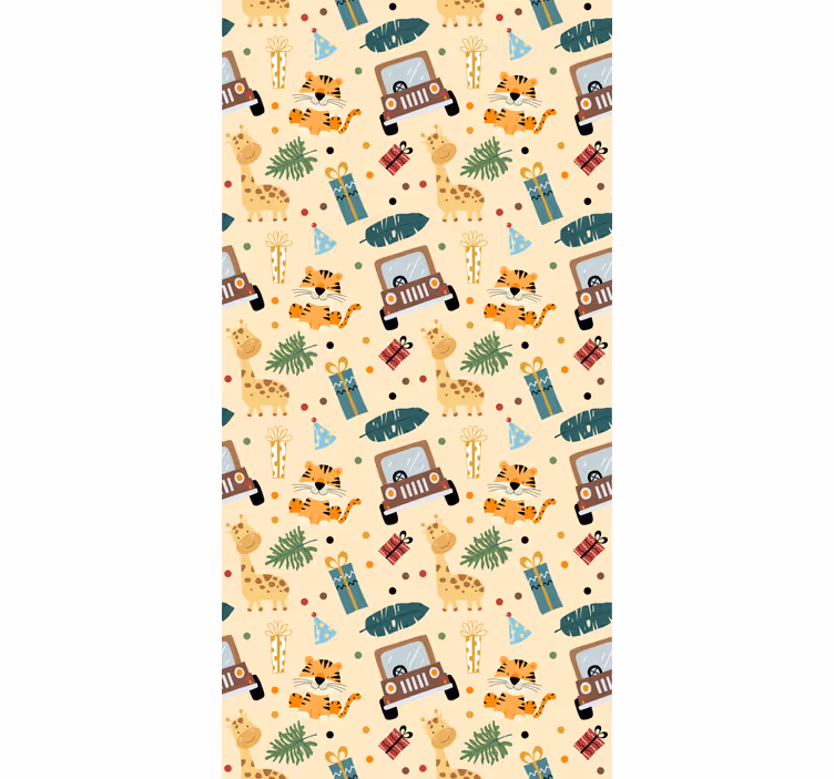 Safari-themed adventures otroška rolo senčila - TenStickers
