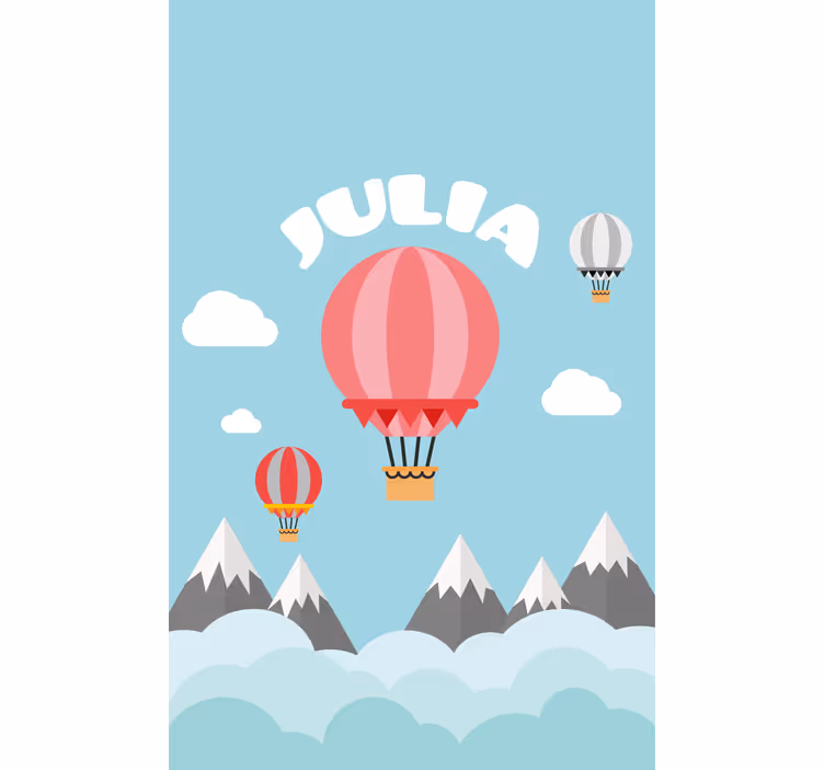 Baloni z imenom otroška rolo senčila - TenStickers