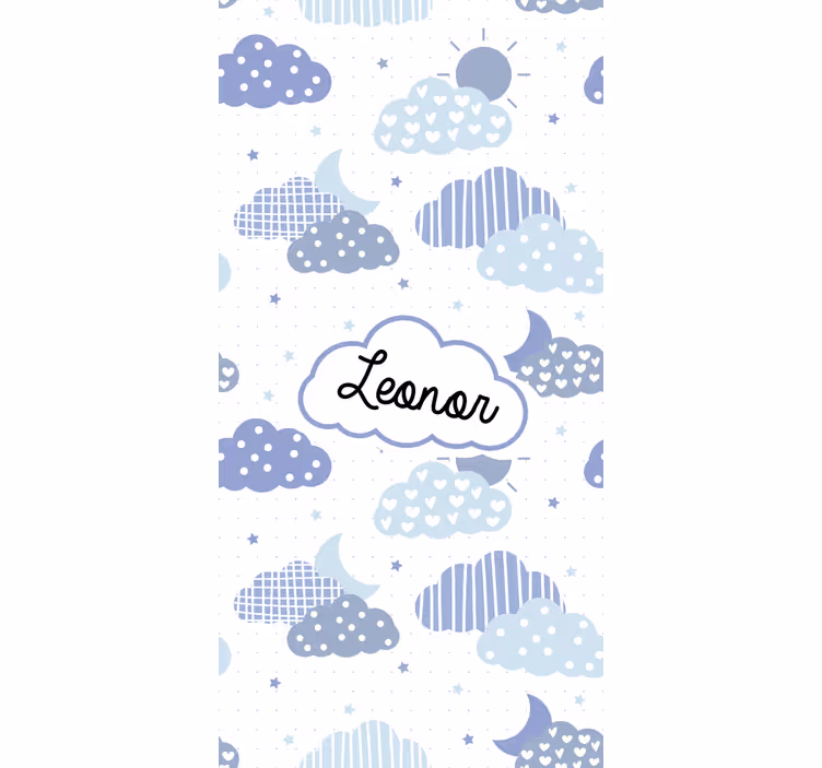 Prilagojen vzorec oblaka oblaki senčilo - TenStickers