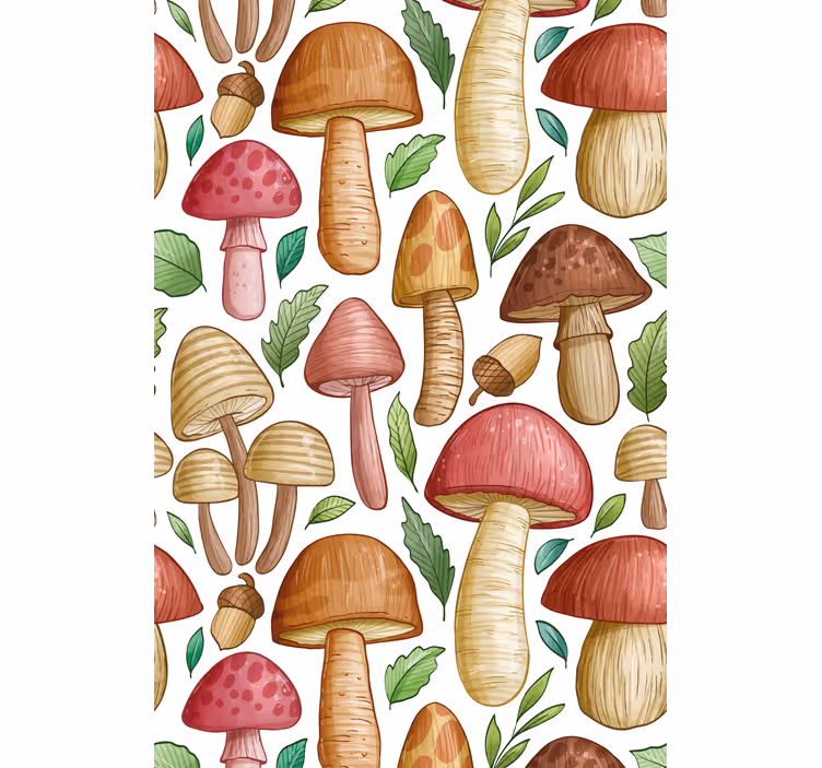 Mushroom collection senčilo iz sadja in zelenjave - TenStickers