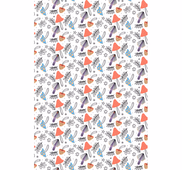 Funky cvetlični dizajn cvetje in rastline senčilo - TenStickers