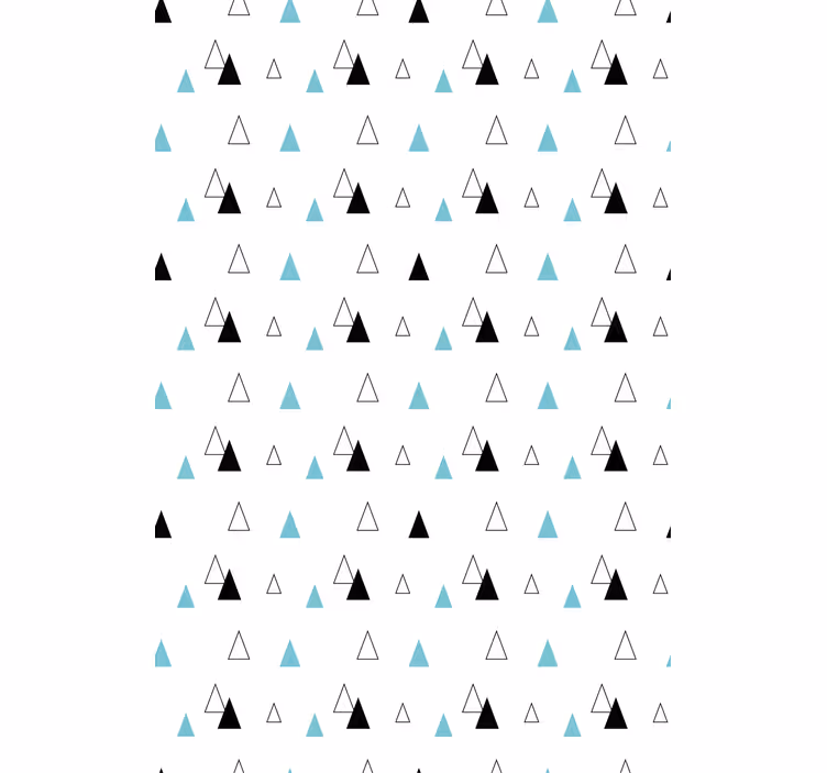 Minimalistični trikotni vzorec skandinavski senčilo - TenStickers
