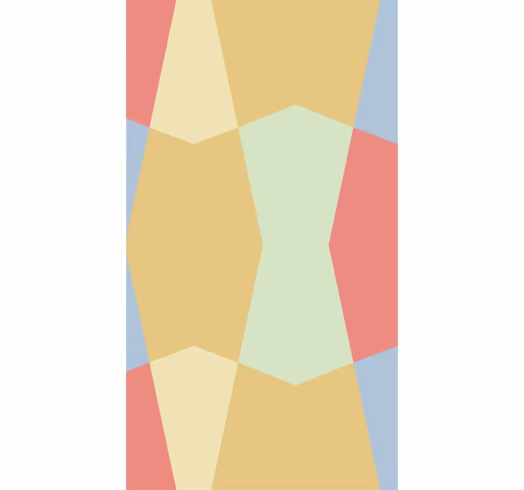 Geometrijski pasteli enobarvni rolo senčilo - TenStickers