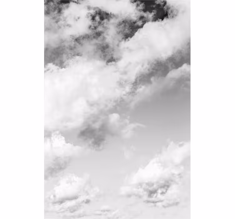 Cloudy sky view oblaki senčilo - TenStickers