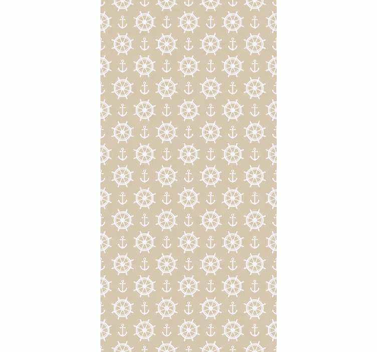 Nautical wheel pattern izvirnik rolo senčilo - TenStickers