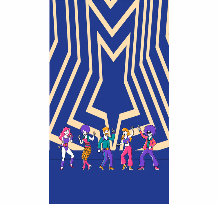 Disco dance vibe zabavno senčilo - TenStickers