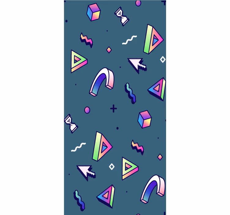 Igrive geometrijske oblike zabavno senčilo - TenStickers