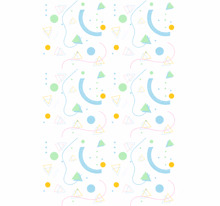 Niz geometrijskih oblik sodobni senčilo - TenStickers