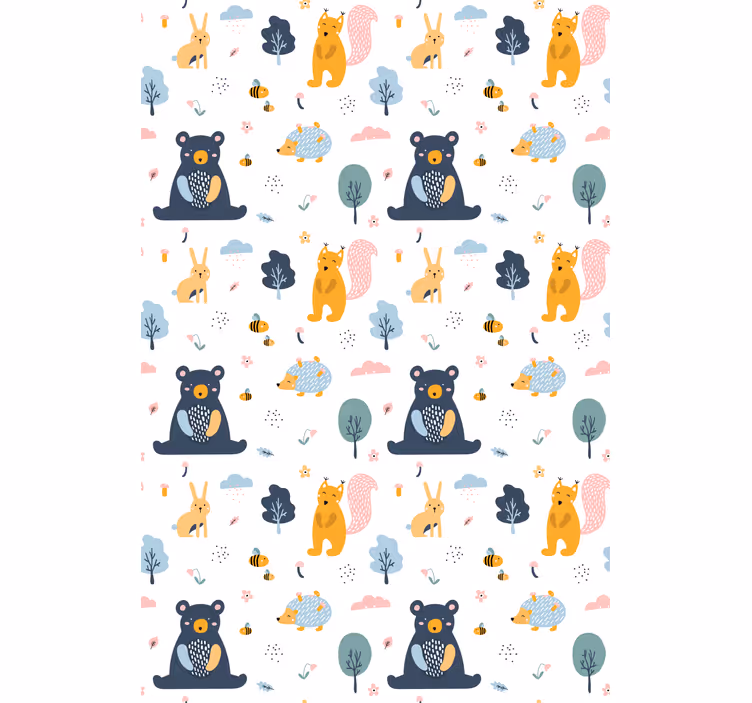 Nordijska gozdna bitja živali senčilo - TenStickers