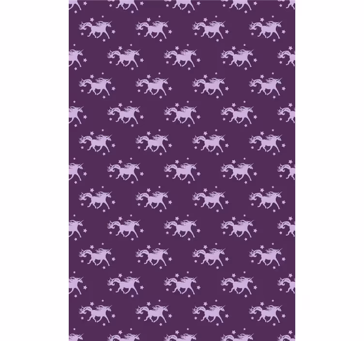 Magical unicorn pattern živali senčilo - TenStickers
