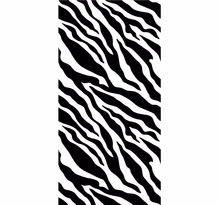 Motiv zebrastih črt živali senčilo - TenStickers