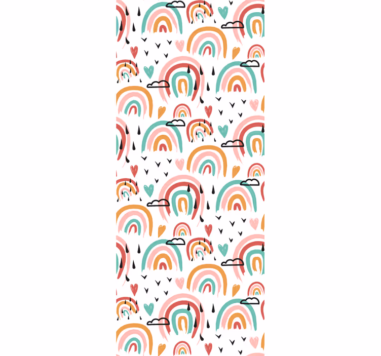 Vibrant rainbow motif otroška rolo senčila - TenStickers
